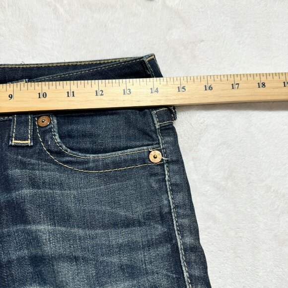 True Religion Jeans Skinny Straight Dark Wash Blue Denim Women's 25 - Picture 9 of 16